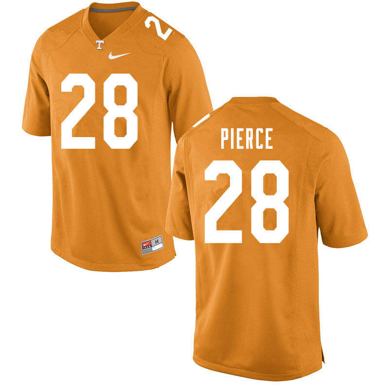 Men #28 Marcus Pierce Tennessee Volunteers College Football Jerseys Sale-Orange - Click Image to Close